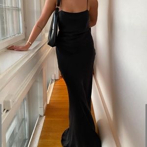 DJERF AVENUE BLACK DREAM MAXI DRESS